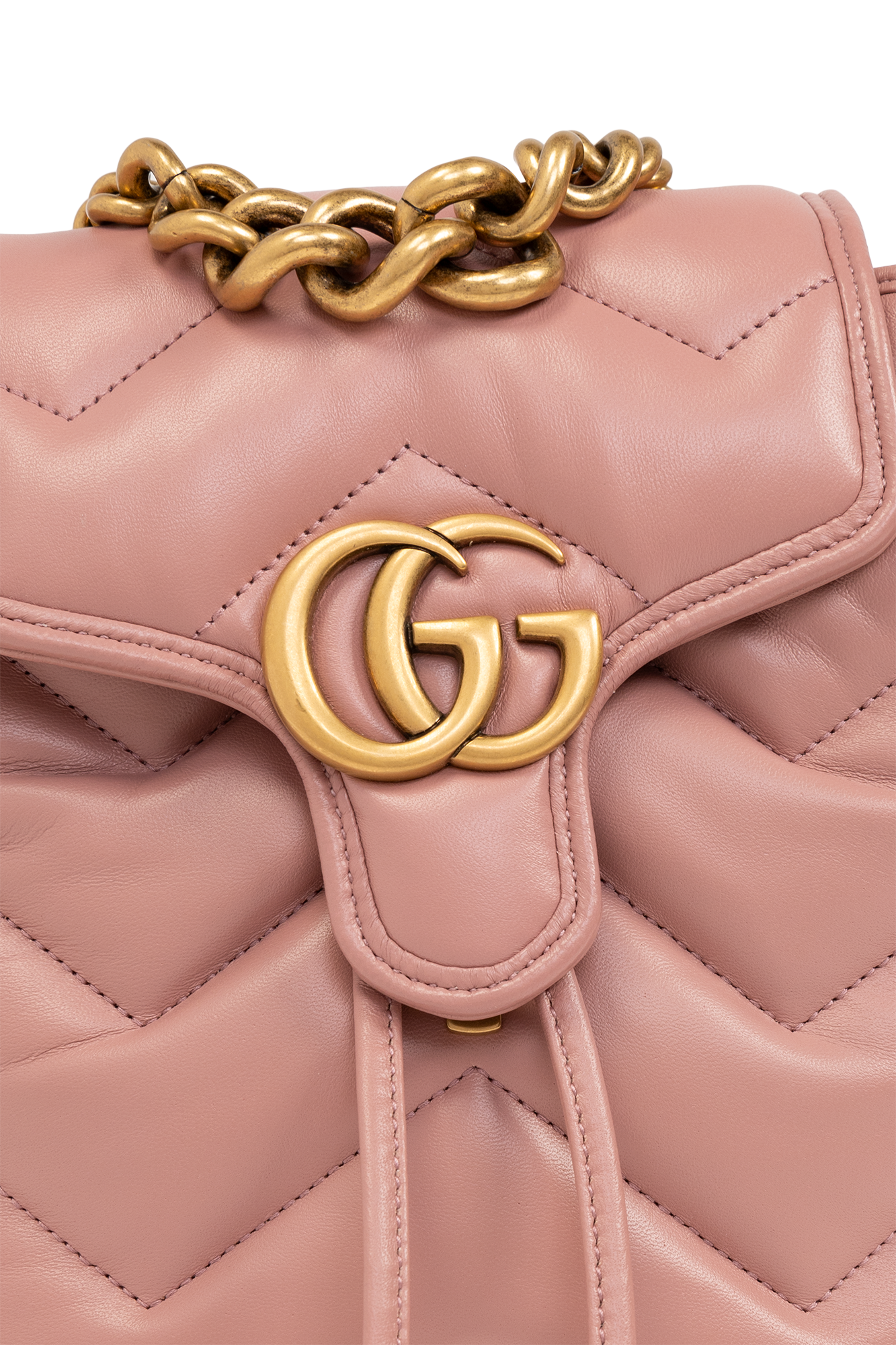 Gucci marmont hot sale backpack pink